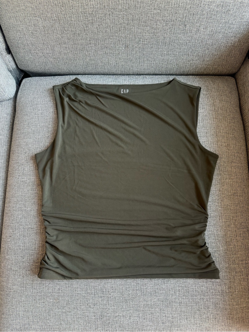 GAP Ruched Boatneck Top